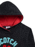 Scotch Printed Fleece Hoodie (Black)
